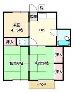 季和荘【1階】の間取り