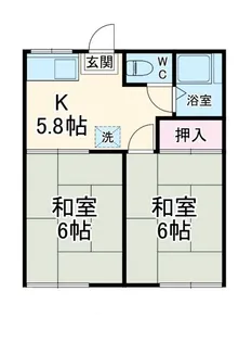 ファミーユ松田【1階】の間取り