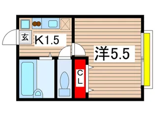 ユニハウス八事館【1階】の間取り