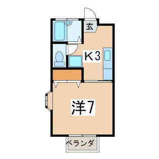 キャットハウスIII【2階】の間取り