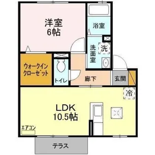 パルモア I・II【1階】の間取り