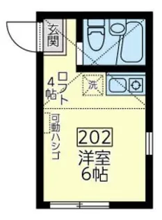 ユナイト子安台ミルフィーユの杜【2階】の間取り
