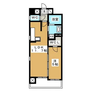 Jeunesse Amour【3階】の間取り