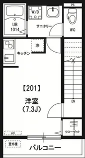 リブリ・ALPS【2階】の間取り