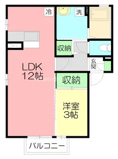 神奈川県小田原市扇町5【アパート】の間取り