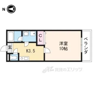 メゾン・ド・ソレイユ【1階】の間取り