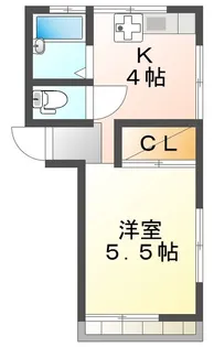 サンワード八王子【1階】の間取り