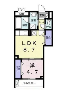 東京都西東京市東町6【マンション】の間取り