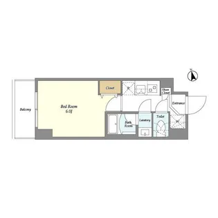 Augusta Residence大森【1階】の間取り