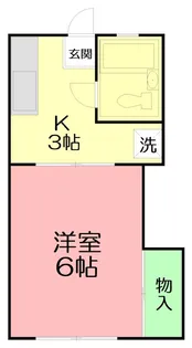 ラージガーデンE【1階】の間取り