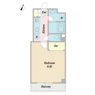 リップル【2階】の間取り