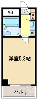 ECP東生駒【2階】の間取り