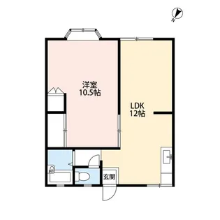 アークハイツI【2階】の間取り