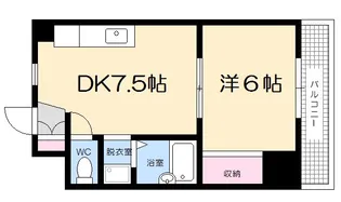 ランドマーク高須【5階】の間取り