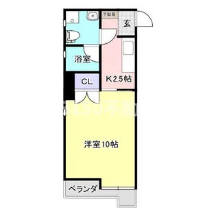 青木ビル【3階】の間取り