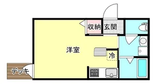 GARDEN・HOUSE奥田【1階】の間取り