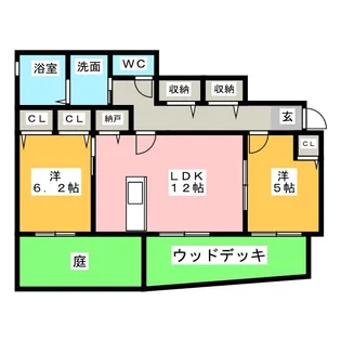 M. side(エムサイド)【1階】の間取り