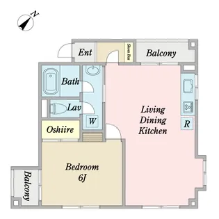 サンフラワー池上弐番館【2階】の間取り