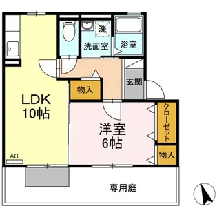 愛知県春日井市白山町7【アパート】の間取り