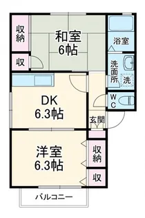 センチュリーA【2階】の間取り
