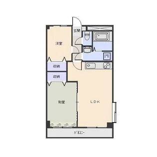 スカイソアービル【3階】の間取り