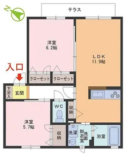 ソレーユ【1階】の間取り