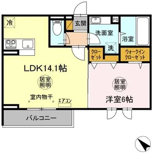 エースコート II【2階】の間取り