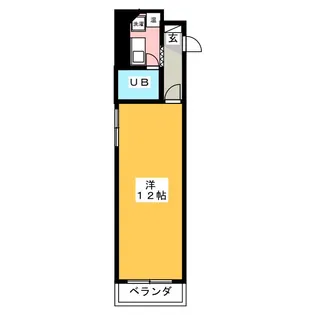 エスカイア池袋【4階】の間取り