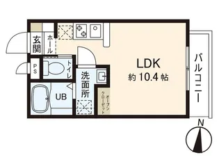 CINZA小田原【1階】の間取り