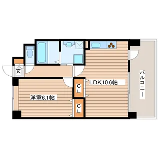 エスポワールCOACH【2階】の間取り