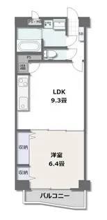 PRESENCE II【6階】の間取り