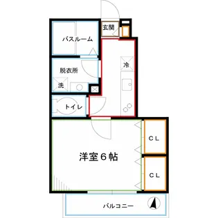 リブリ・武蔵小金井【1階】の間取り