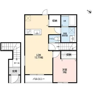 リーブルファイン鴻巣大間【2階】の間取り