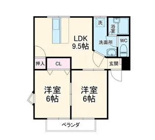 セラミックハウスBee【2階】の間取り