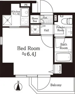 AXAS蒲田【8階】の間取り