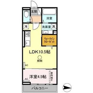 マーレ京町【3階】の間取り