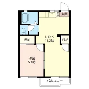 ドエル【2階】の間取り