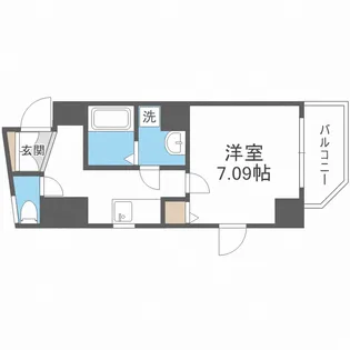 ALZA西本町【4階】の間取り