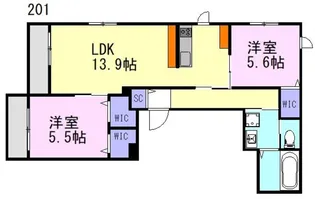 T-Lotus【2階】の間取り
