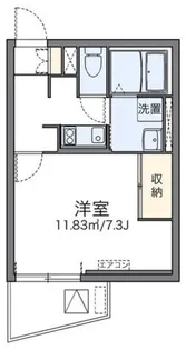 レオネクストルイエ西大井【3階】の間取り