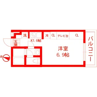 La Plage 稲村ガ崎【1階】の間取り