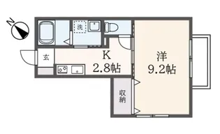ハピネスI【1階】の間取り