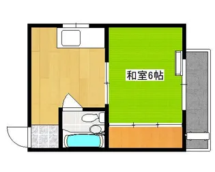 南品川ハウス【2階】の間取り