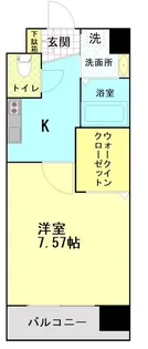 ギャラクシー西小倉【12階】の間取り