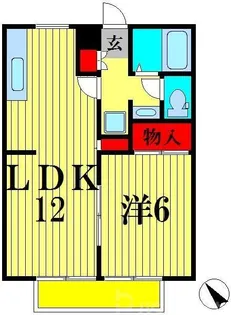 ハイツガーランド【2階】の間取り