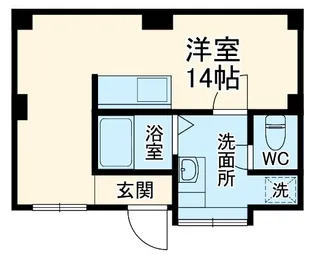 コーポ共和【1階】の間取り