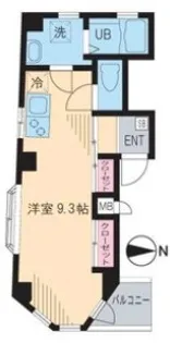 東京都台東区東上野1【マンション】の間取り