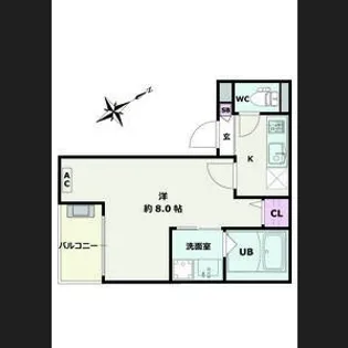 埼玉県さいたま市見沼区丸ヶ崎町【アパート】の間取り
