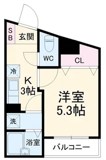 リネアパレス【2階】の間取り