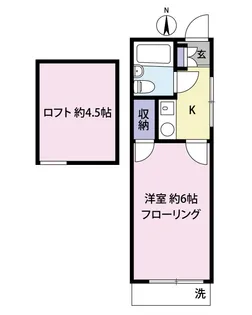 第7ハイツ春野【2階】の間取り